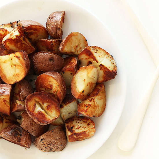 Bowl of Crispy Vegan Breakfast Potatoes