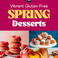 Photos of some of our vibrant gluten-free spring desserts