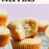 Image of gluten-free lemon poppy seed muffins